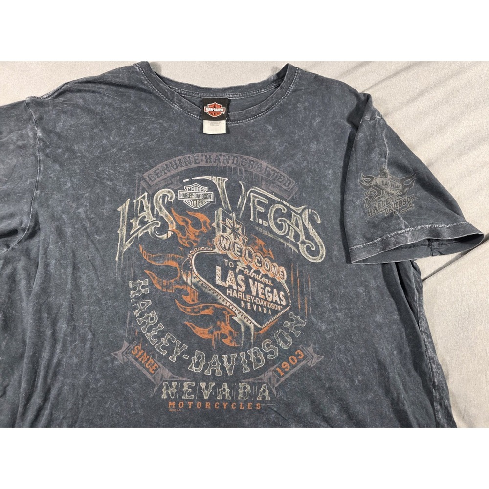 Harley Davidson Welcome To Fabulous Las Vegas Nevada Tie-Dye Lightweight Shirt